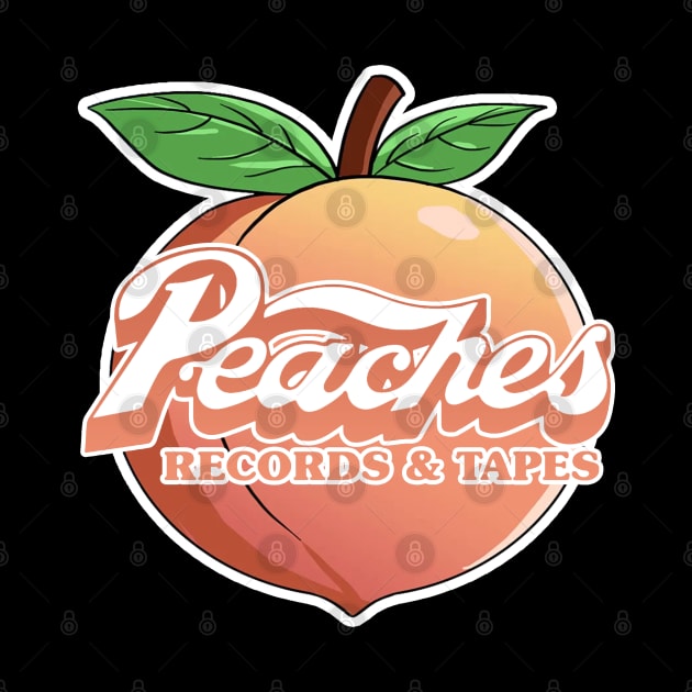 Peaches Records & Tapes w/Peach by RetroZest