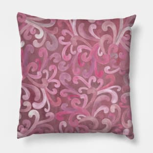 Pink Paisley on Pink Pillow