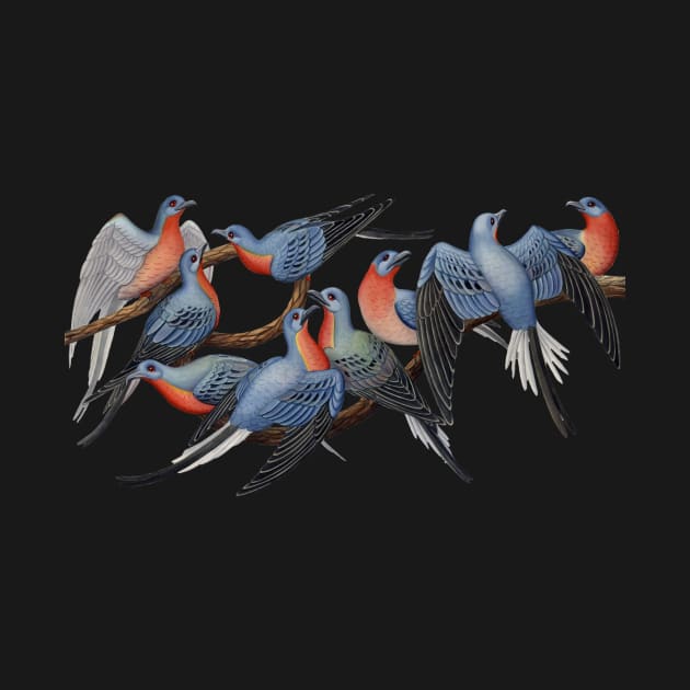 Passenger Pigeons by JadaFitch