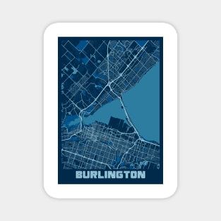 Burlington - Canada Peace City Map Magnet
