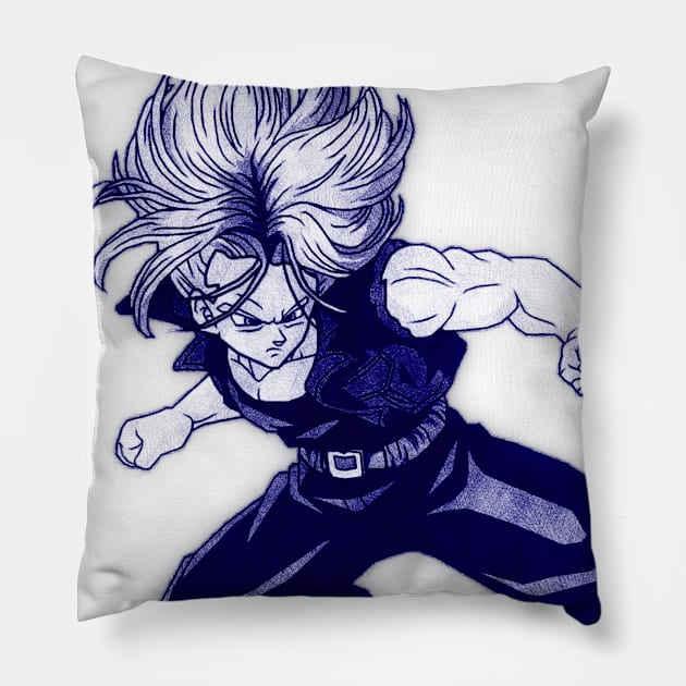 Trunks Dragon Ball Pillow by masnono