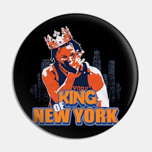 Jalen Brunson King Of New York Pin