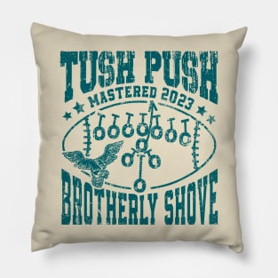 Philadelphia Tush Push Philly Brotherly Shove Pillow