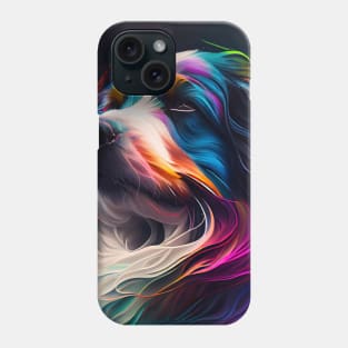 Colorful Puppy Art Design. Dog artwork Phone Case