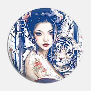 Geisha tiger shogun’s Geisha 87003 Pin