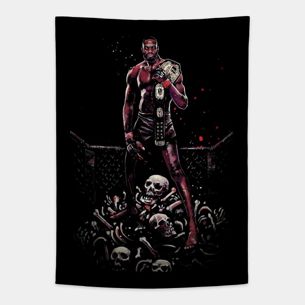 Jon Jones Dominance Tapestry by shieldjohan