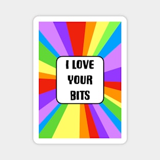 I Love Your Bits Magnet