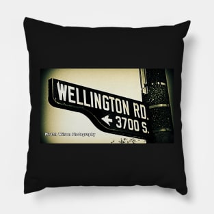 Wellington Road, Los Angeles, California by Mistah Wilson Pillow