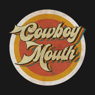 circle vintage Cowboy Mouth T-Shirt