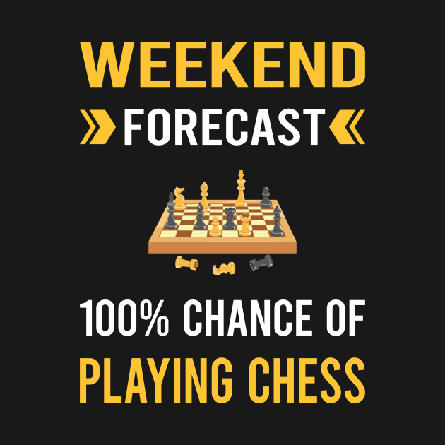 Weekend Forecast Playing Chess by Bourguignon Aror