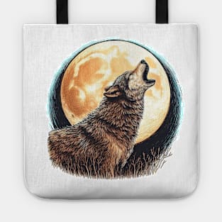 Moonlit Howl Tote