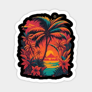 Tropical Sunset Magnet