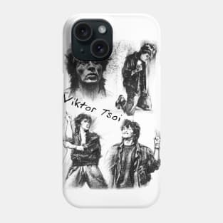 Viktor Tsoi rock stars Group "кино" "kino" Phone Case