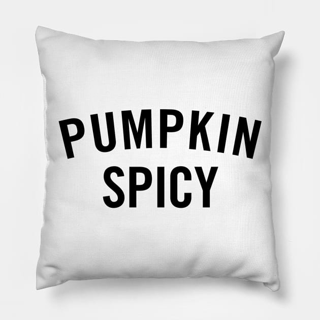 Pumpkin Spicy Latte Pillow by zubiacreative