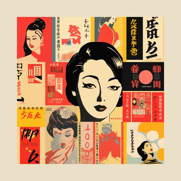 Montage of japanese cultural references to japan by SHAKIR GAUTAMA 