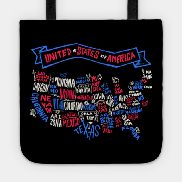 United States of America States Map