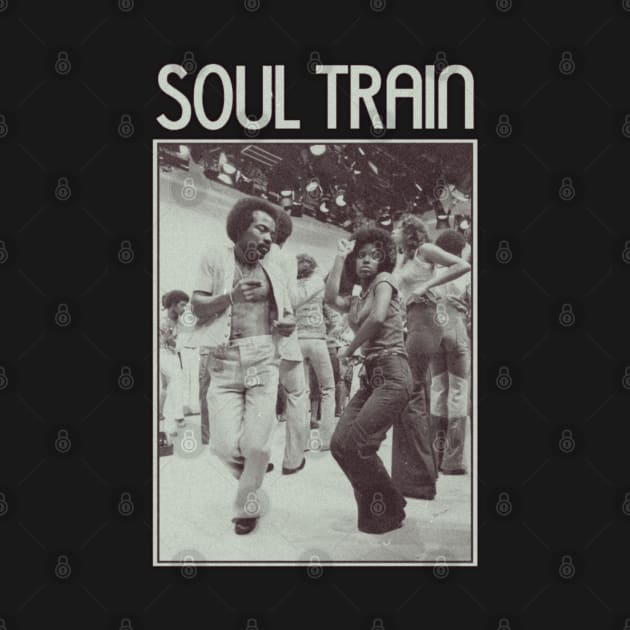 soul train party classic tee 70s by Deconstructing Comics