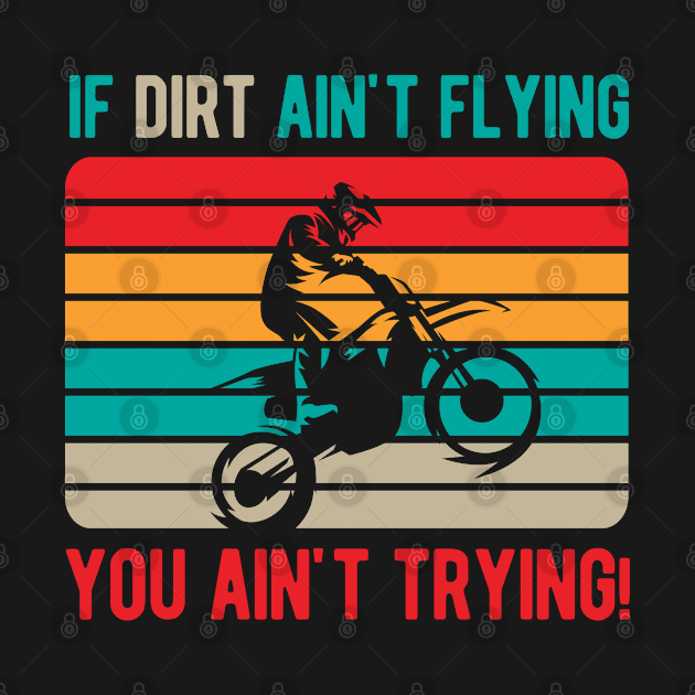 Funny Dirt Bike Biking by TheVintageChaosCo.