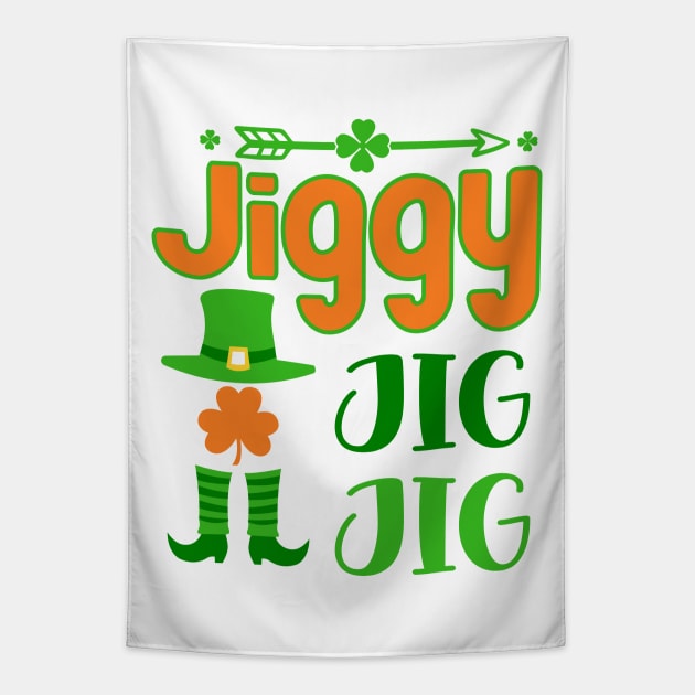 Jiggy jig jig Tapestry by MZeeDesigns