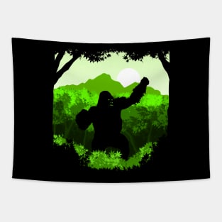 Gorilla in The Woods Tapestry