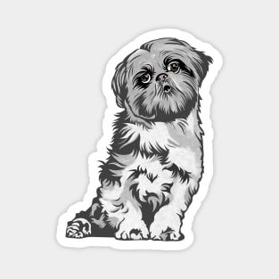 Shih Tzu Dog Magnet