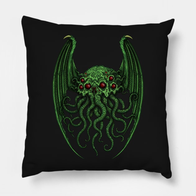 Cthulhu - Azhmodai 2021 Pillow by azhmodai