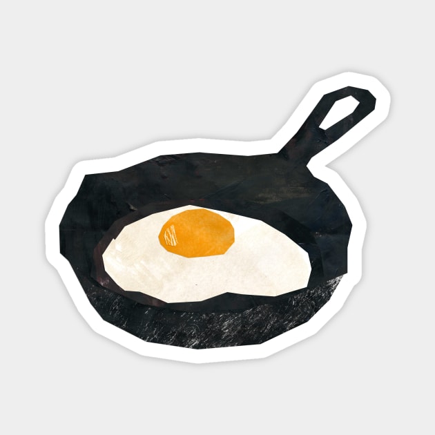 Fried egg Magnet by Babban Gaelg