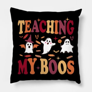 ghost boo halloween teaching my boos halloween costume idea for Teacher Student Pillow