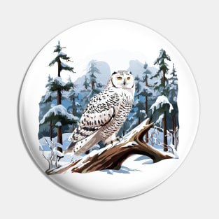 Snowy Owl Pin