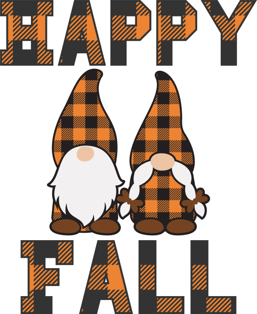 Cute Fall Gnome LOVE FALL Autumn Pumpkin Thanksgiving Kids T-Shirt by key_ro