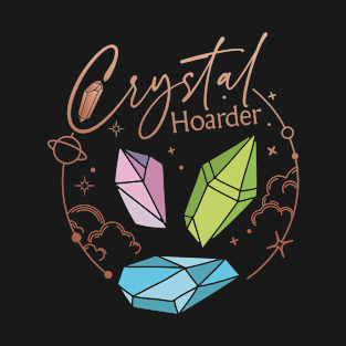 Magic Crystal gemstone on the sky T-Shirt