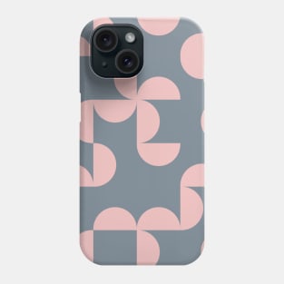 Pink and Grey Geo Phone Case