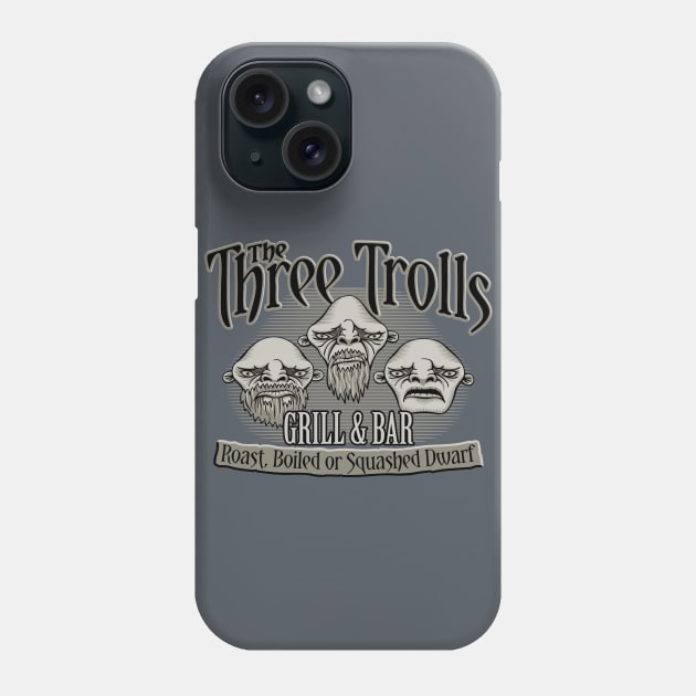The Three Trolls Phone Case by DoodleDojo