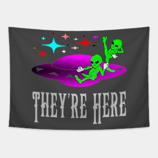 Alien Invasion Tapestry