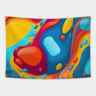 Abstract oil and water mix background Tapestry