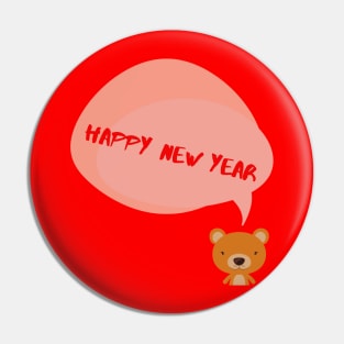 new year gift Pin