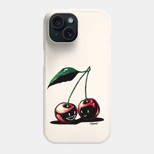 Pair O' Cherries - Buddies Phone Case by Indi Martin