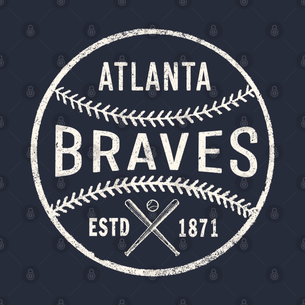 Vintage Atlanta Braves by Buck Tee by Buck Tee