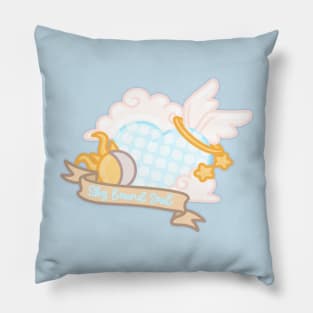 Sky Bound Soul Heart Pillow