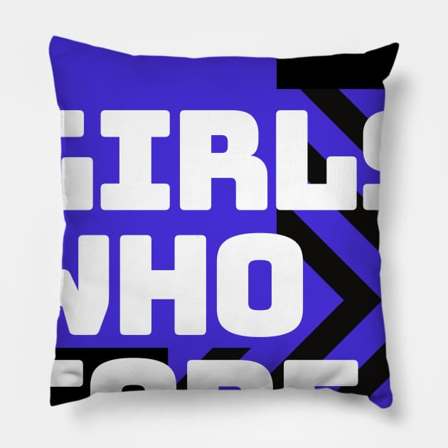 Girls Who Code Pillow by PhoenixDamn