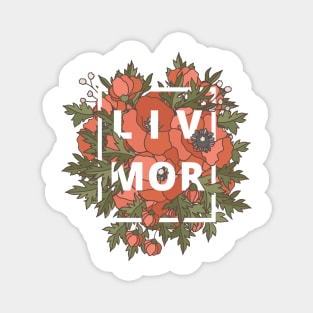 Live More Shirt, Self Care shirt, simple art shirt Magnet