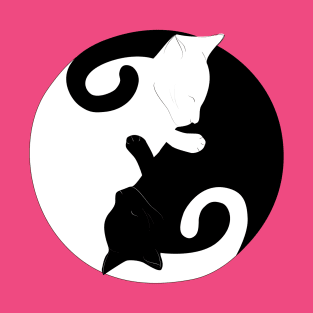 Cats Yin Yang T-Shirt