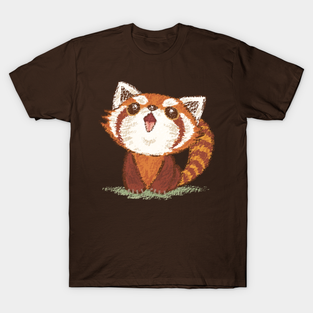 Red panda happy - Red Panda - T-Shirt