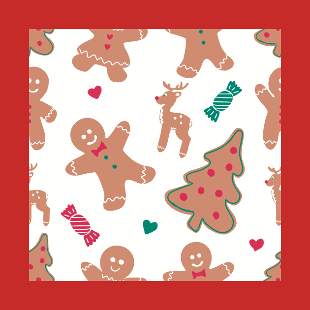 Gingerbread Cheer by Midnight Pixels