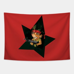 hedgehog rambo Tapestry