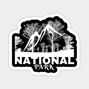 outdoor and wilderness inspired park Magnet