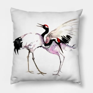 Japanese Crane Pillow