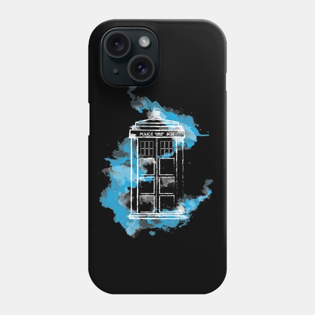 Watery TARDIS Phone Case by MareveDesign