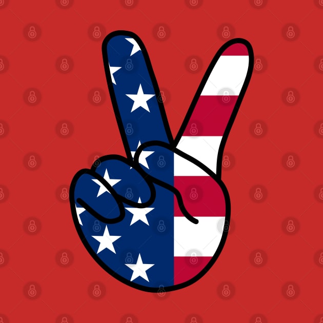 USA V Sign by DiegoCarvalho