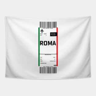 Boarding pass for Rome Tapestry